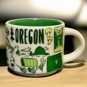 Starbucks Been There Series Across The Globe Collection MINI 2oz Mug Oregon 2019